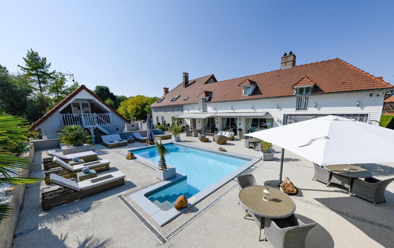 Villa De La Croix - Maison D'Hotes A 4 Minutes De L'A26 Avec Parking Villechétif エクステリア 写真